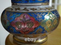 1 Ancien Vase Art New Design Fritz Heckert Jodhpur Islamic Style Ht 12 CM