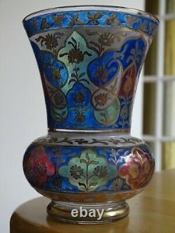 1 Ancien Vase Art New Design Fritz Heckert Jodhpur Islamic Style Ht 12 CM