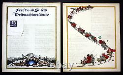 1912 Children's Book Manuskript Manuscript Art Style New Manuscript Conte