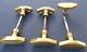 6 Brass Art Deco Style New Square Interior Door Handles To Screw Lb