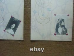 8 Art Cards New Style Kirchner, Erotic Brw 10490 Gaufrée