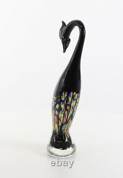 9973548-dss Glass Figure Style Muran. Heron 38x9x11cm New