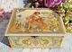 Antique Box Ice-like Art Nouveau Style Mucha Around 1900