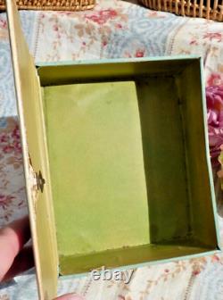 ANTIQUE BOX ice-like Art Nouveau style Mucha around 1900