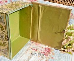 ANTIQUE BOX ice-like Art Nouveau style Mucha around 1900