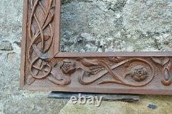 Ancient Wooden Frame Art Style Sculpted New Dimensions 85,5x73,5cm
