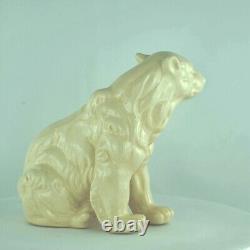 Animal Figurine Bear Statue Art Deco Style Art Nouveau Porcelain