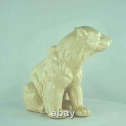 Animal Figurine Bear Statue Art Deco Style Art Nouveau Porcelain