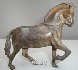 Animalier Horse Sculpture Deco Style Art Nouveau Solid Bronze