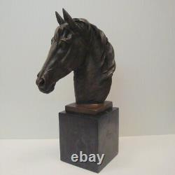 Animalier Horse Sculpture Statue Art Deco Style Art Nouveau Solid Bronze