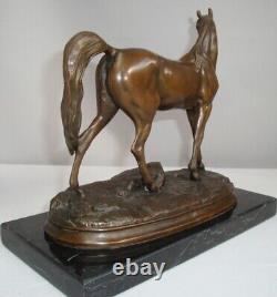 Animalier Style Art Deco Style Art Nouveau Solid Bronze Horse Sculpture Statue