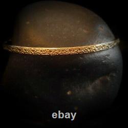 Antique Gold Bracelet 750? (18k) Pissée De Feuilles De Lierre, Style Art Nouveau