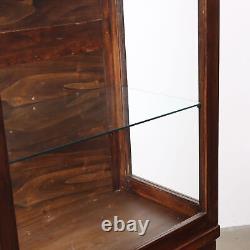 Antique Showcase Art Nouveau Style Crystal Pine from the 20th Century Original