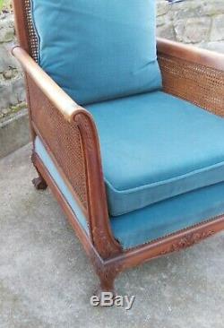 Armchair Former Chippendale Style Mahogany And Cane