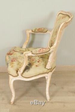 Armchairs Louis XV Style Aubusson Tapestry