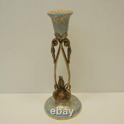 Art Deco and Art Nouveau Style Porcelain Candle Holder