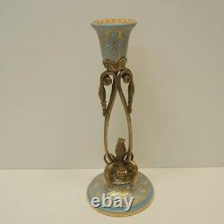 Art Deco and Art Nouveau Style Porcelain Candle Holder