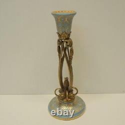 Art Deco and Art Nouveau Style Porcelain Candle Holder