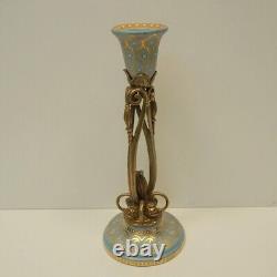 Art Deco and Art Nouveau Style Porcelain Candle Holder