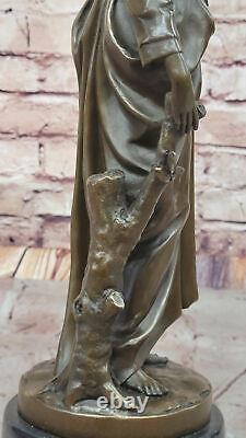 Art Nouveau Figurative Style Austrian Bronze Tusey High Desk Sculpture Sale