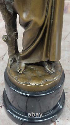 Art Nouveau Figurative Style Austrian Bronze Tusey High Desk Sculpture Sale