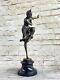 Art Nouveau Style Chiparus Dancer Charm - Museum Quality Bronze Opening Sale