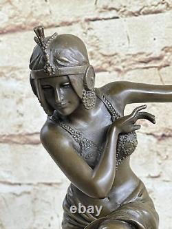 Art Nouveau Style Chiparus Dancer Charm - Museum Quality Bronze Opening Sale