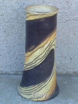 Art Nouveau Style Conical Vase by Pierre Pacton, Jugendstil Ceramics