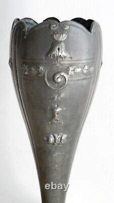 Art Nouveau Vase Signed By André Villien Jugendstil Style 50 CM