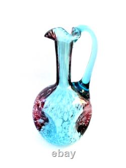 Art Nouveau style glass carafe