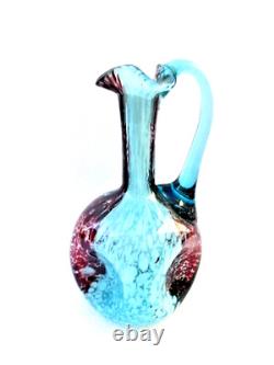 Art Nouveau style glass carafe