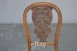 Art Style Chair Beech 1900 New Thistles