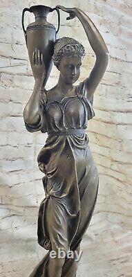 Art Style New Statue Sculpture Carrier Young Maidens Guilded Or Spelter