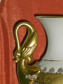 Balust Vase Dogneck Porcelain Style Napoleon III Incruste Gold