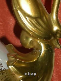 Balust Vase Dogneck Porcelain Style Napoleon III Incruste Gold