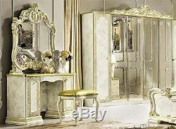 Baroque High Gloss Vanity Dresser Console Art Italian Style Furniture