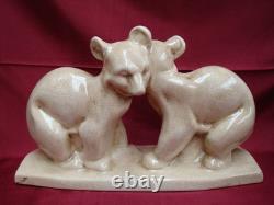 Bear Figurine Animal Style Art Deco Art Nouveau Porcelain