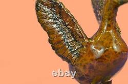 Beautiful Art Nouveau Style Bronze Swan/Duck 22.9cm High Sculpture Figurine Deal