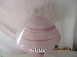 Beautiful Pink Glass Mushroom Lamp in Art Nouveau Style by DLG Gallé, Other