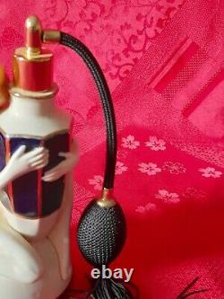 Beautiful Vaporizer In Porcelain Of Royal Dux Young Naked Woman In Art Deco Style
