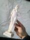 Beautiful Reconstituted Marble Sculpture Of Phryné Frine Woman In Art Nouveau Style