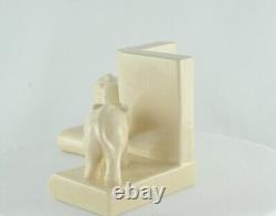 Bookends Figurine Elephants Animalier Style Art Deco Style Art Nouveau Porcelain