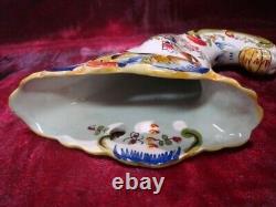 Bouquet Holder Vase Flower Art Deco Art Nouveau Style Porcelain