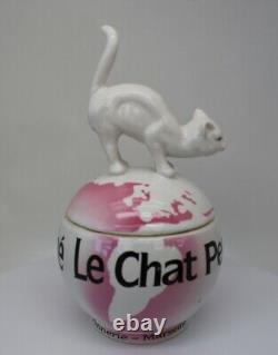 Box Jewellery Figurine Powdery Cat Animalier Le Chat Perche Style Art Deco Styl