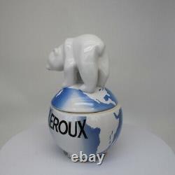 Box Jewelry Bears Animalier Leroux Style Art Deco Style Art New Porcelain
