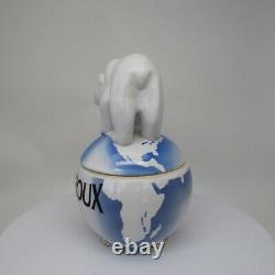 Box Jewelry Bears Animalier Leroux Style Art Deco Style Art New Porcelain