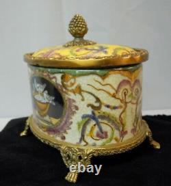 Box Jewelry Colombe Bird Style Art Deco Style Art New Porcelain