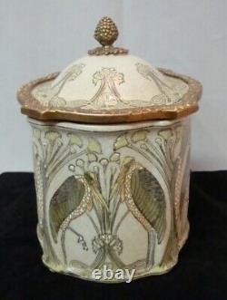 Box Jewelry Marabout Bird Style Art Deco Style Art New Porcelain Ceramiq