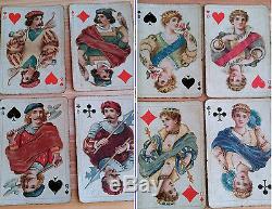 Box Old Card Game With Cards Art Nouveau Style Alfred Daguet