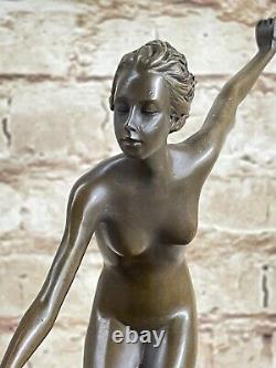 Bronze Collection Sculpture Statue Style Art New Signed Nu Diane The Hunter